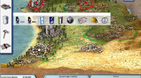 Peace Maker, un juego de estrategia para lograr la paz en Oriente Medio