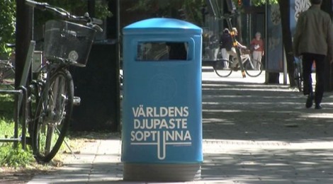 The Worlds Deepest Bin: El divertido truco de la limpieza