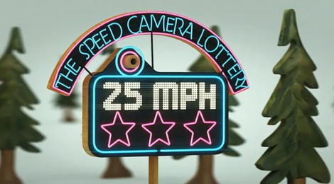 Speed camera lottery, un juego que salva vidas