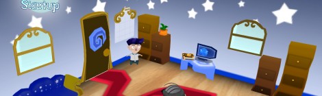 U-Startup emprendedor habla con el fantasma