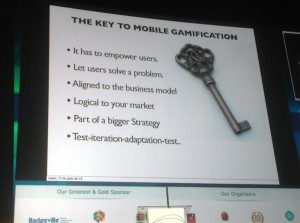 RosetaLeiva Las claves de la gamificación para móviles por @gamygame en #GWC13 @mcompanysport pic.twitter.com/BcDibODDkr